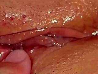 i can't believe this shaved pink pussy just 230 days post-virginity... wet af