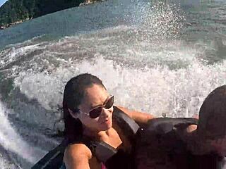 jet ski madness on guarujá sea has me shaking with wild latina teen lust