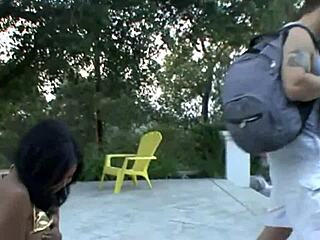 Huge ebony tits burst out for raw worship!