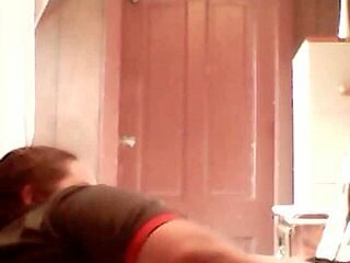 deep anal dildo insertion stretches her tight asshole wide