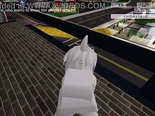 Shy Girl's Balcony Thrill: Public Sex Exposure in Brookhaven Roblox