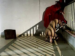 petite teen screams through hardcore wax and petplay torment!