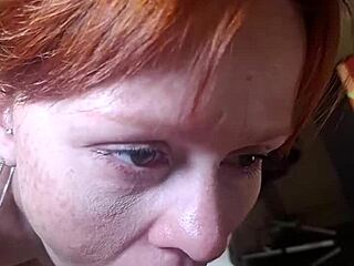 Redhead cousin webcam fun turns spanking ass smiles and mouth finish intriguing twist