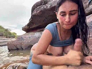 Argentinian Ass Pounded by Stranger for Cash by the River!