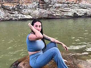 Argentinian Ass Pounded by Stranger for Cash by the River!