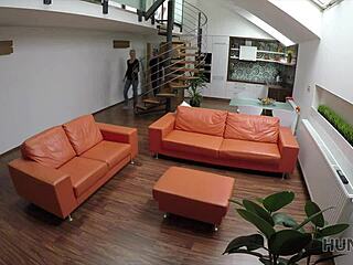 Hunt4k: Blonde Stops Fighting BF When Stranger Pays for Sex