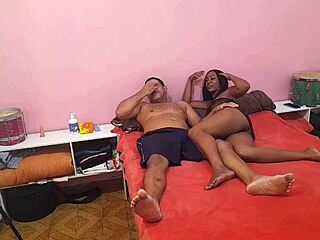 Brazilian Brunette MILF Takes It Deep in the Ass One-on-One