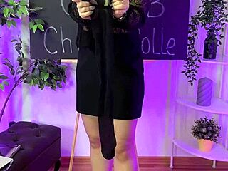 omg mirey in nylon stockings garter belt heels... my mature teacher fetish dream!!