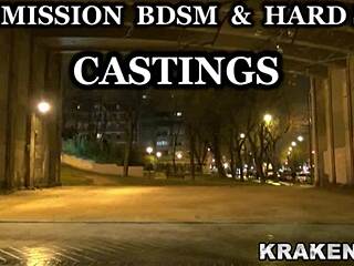 Big Boobs Milf Chained Tied in BDSM Submission Game Interview Casting