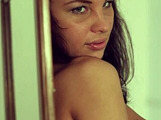 mirror hides teen's sneaky tit grope