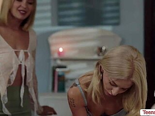 first time i licked and fucked my lesbian stepsister's tight pussy