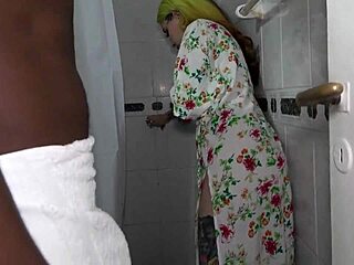what if your new roommate's bbc makes this horny latina blaze rager drip in the dorm shower?