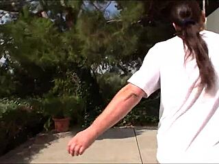 hey gwen diamond, you 18-year-old slut ready for deepthroat and doggystyle? your big tits bounce while fingering that shaved pussy