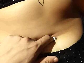 Her Cute Belly Quivers in Close-Up as Fingers Bring Orgasmic Latina Bliss