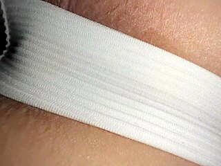 Cute 18-year-old petite European girl close-up JOI teaches butthole gaping licking tight pussy filming