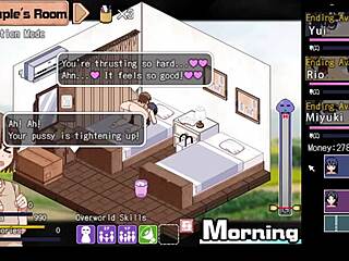 Summer Memories Hentai MILF masturbates to creampie climax in game scenes