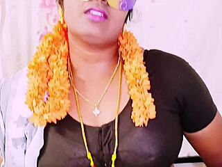 Indian housewife sneaks cheating blowjob with dirty telugu whispers