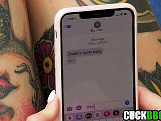 caged hubby watches monster black cock destroy wife's gaping ass??