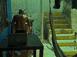 outdoor sex with hot big ass mexican neighbor doggystyle moaning