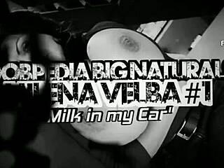 Milena Velba's Huge Lactating Natural Tits Drip Milk In Creamy Delight Show