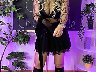 uhh, slipping into these fishnet nylons at the club feels sooo good