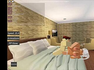 Roblox adventure turns hardcore fucking bunny girl action