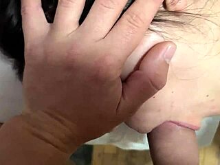 Beautiful Italian Slut Gags On Huge Cock Closeup!