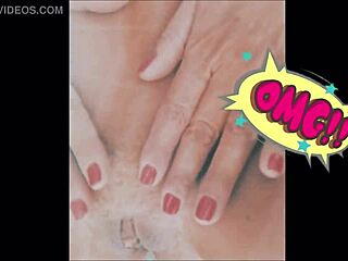 horny mature wife fingers wet pussy in garden bikini