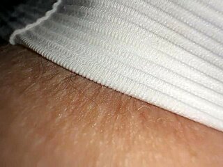Cute 18-year-old petite European girl close-up JOI teaches butthole gaping licking tight pussy filming