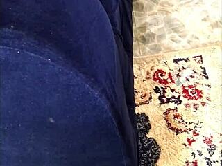 My boss pounds my curvy ebony ass like never before close-up