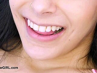 Latina model bares petite body in daddy casting interview