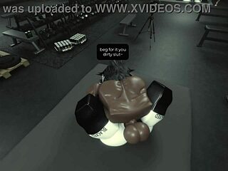 Gym Empty Perfect for Roblox BBC Studio Rough Pussy Assfucking Cumshot