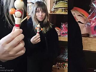 Ever visited Tokyo's giant sex shops? Watch this moaning petite babe orgasm with toys part 2!