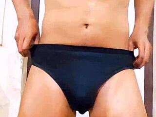 standing anal assfucking leads to blowjob, pissing, and slave riding big clit cock in bdsm cage