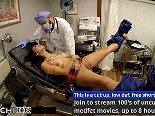 lesbian patient endures doctor's mandatory hitachi orgasms backstage-tampa