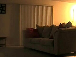 brunette couple gets nasty with intense fucking action