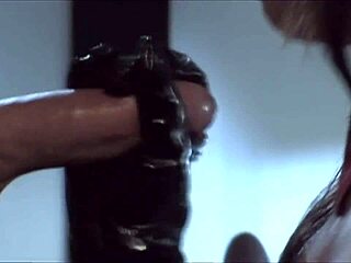 imagine this latex-clad brunette babe dominating with reverse cowgirl ride and tight pussy grip
