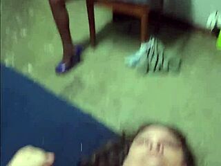fucking busty wife doggystyle while watching curvy domestic worker finger juicy pussy