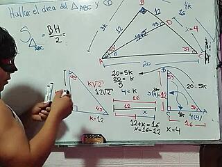 Nerdy Asian Student Calculates X in Bedroom Teacher Triangle Fuck