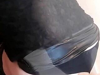 sexy shemale kandi kane takes ass pounding in stiletto heels