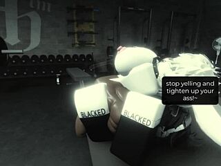 Gym Empty Perfect for Roblox BBC Studio Rough Pussy Assfucking Cumshot