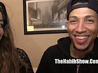 Petite Ebony Portia Ripped Clothes Striptease Then Fucked by Ron Jeremy