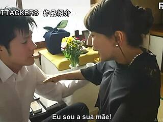 Stepson Chases Horny Widow Jessika Kizaki Relentlessly!