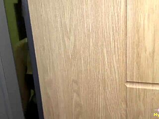 Ex-girlfriend visits and gets her tight pussy fucked hard by huge cock in rough unexpected session