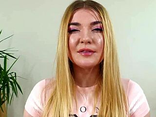 Jenny Moor handles three monster cocks swallowing loads of natural cum