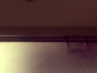 spied hot stepsis shoves shampoo bottle deep in shower pussy