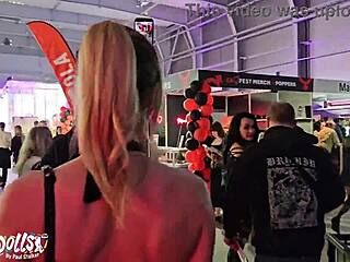 Random expo fan destroys Stella Scandic's ass roughly