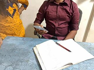 Desi Student Seduces Teacher in Classroom Encounter