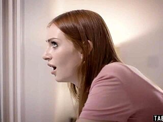 hey neighbor, wanna prey on this petite redhead teen's tight holes?