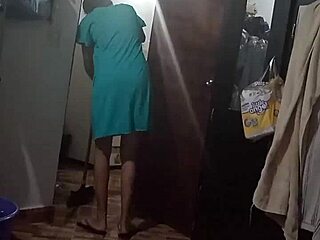 provocative stepsis gets fingered deep but no full penetration in her room